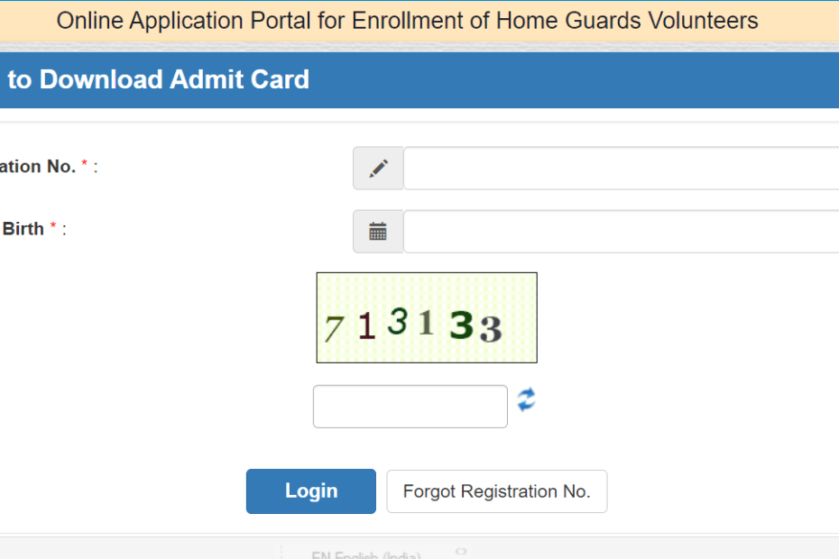 Delhi Home Guard Physical Admit Card