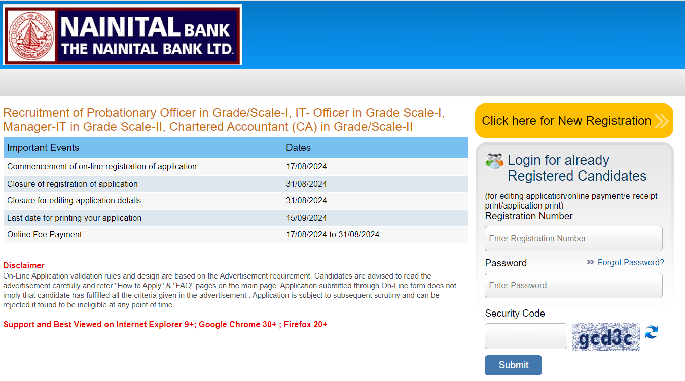 Nainital Bank Recruitment 2024