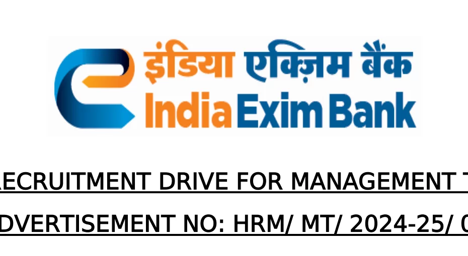 EXIM Bank MT Recruitment 2024